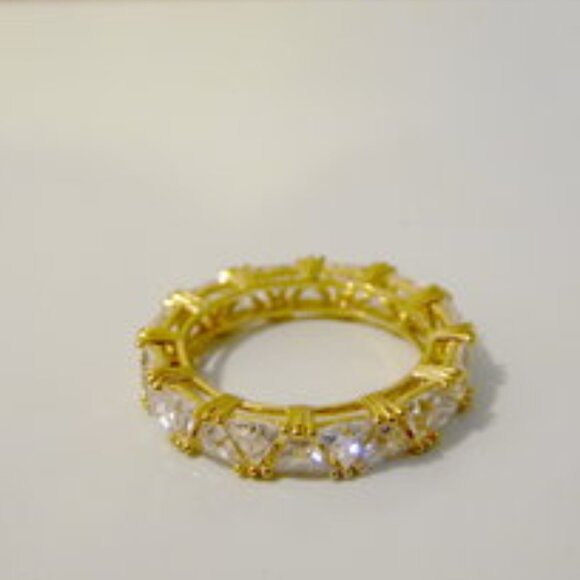 Radiance by Absolute Trilliant-Cut Eternity Band Size 9 - Picture 3 of 7